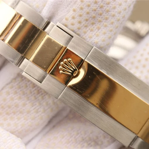 YACHT MASTER 1 GOLDMIX (GOLDEN DIAL ) STAINLESS STEEL 40MM 16623 - Image 8