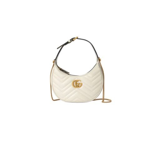GG Marmont half-moon-shaped mini bag