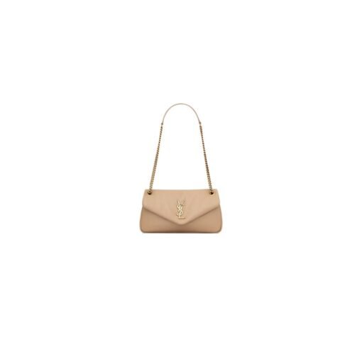 YSL CALYPSO small in plunged lambskin