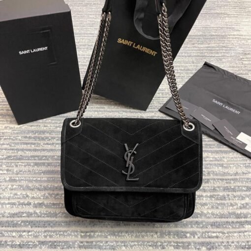 SAINT LAURENT NIKI MEDIUM IN SUEDE - Image 2
