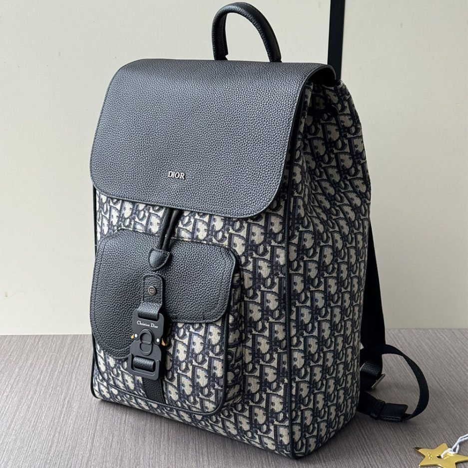Dior Saddle Backpack with Flap(high-end grade) - Image 3