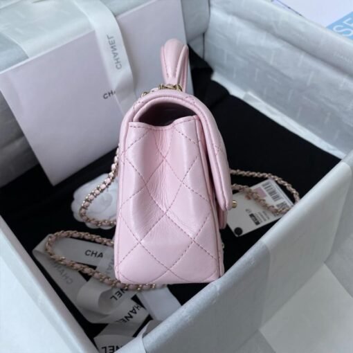 CHANEL Mini Classic Handbag With Top Handle - Image 3