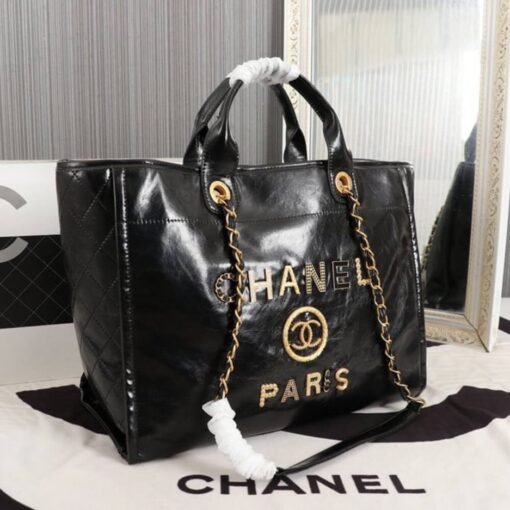 CHANEL LARGE DEAUVILLE TOTE - Image 3