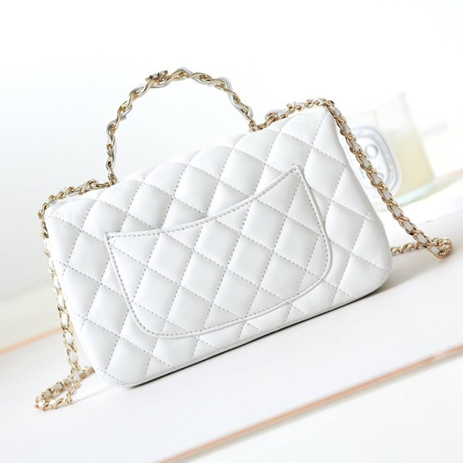 CHANEL Mini Flap With Top Handle - Image 4