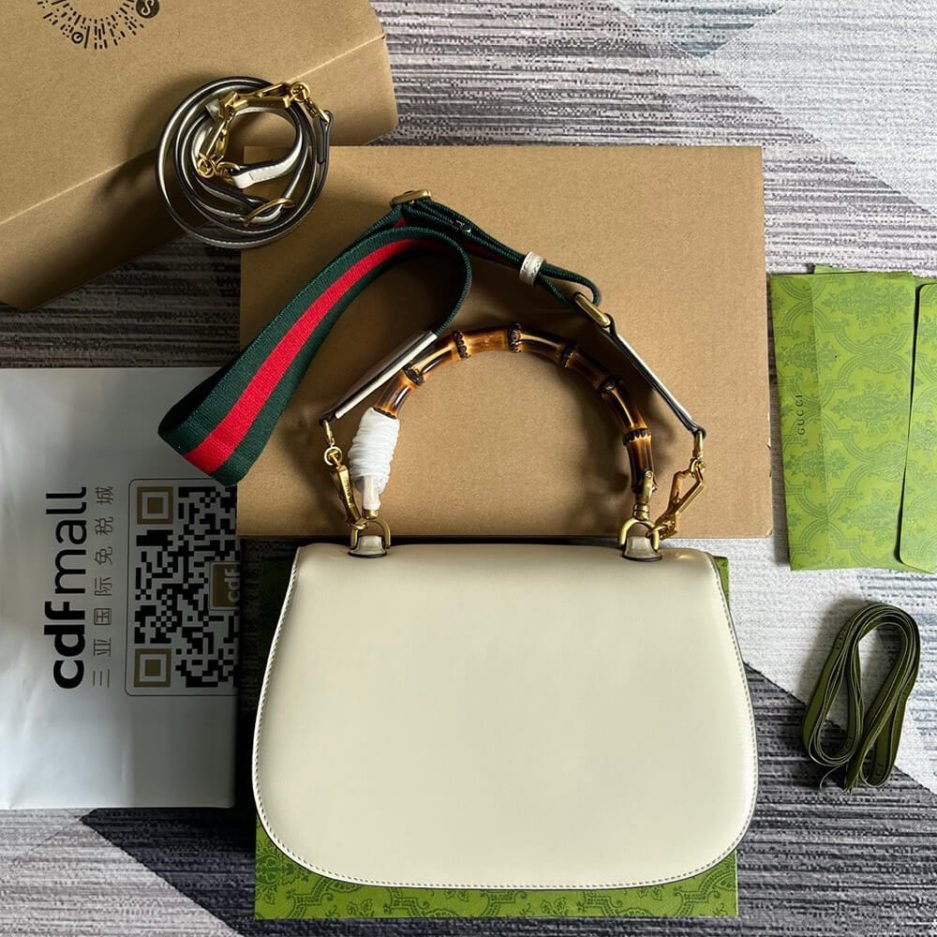 GUCCI BAMBOO 1947 MEDIUM TOP HANDLE BAG - Image 4