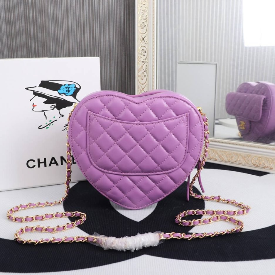 Chanel 22s Heart Bag - Image 4