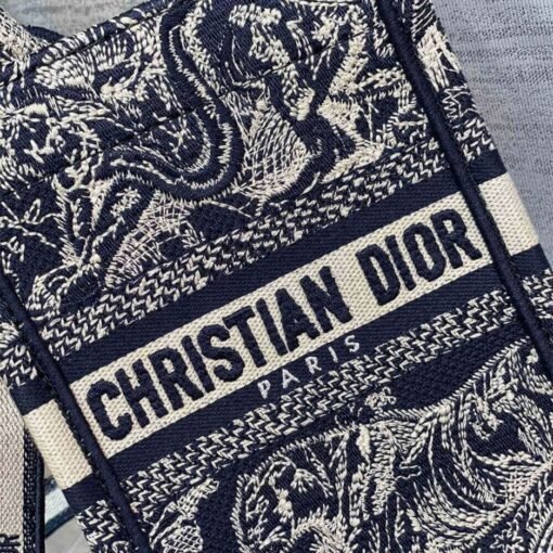 Mini Vertical Dior Book Tote - Image 5