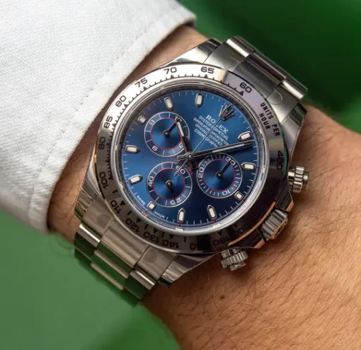 Rolex Daytona Blue White Gold m116509-0071 40mm - Image 9