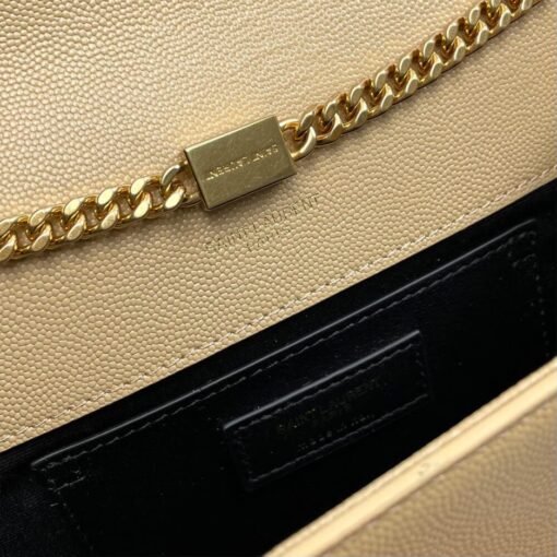 KATE MEDIUM CHAIN BAG IN GRAIN DE POUDRE EMBOSSED LEATHER - Image 7