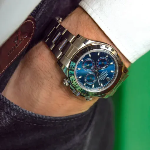 Rolex Daytona Blue White Gold m116509-0071 40mm - Image 12