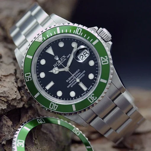 Rolex Submariner 16610LV-93250 black dial watch - Image 2